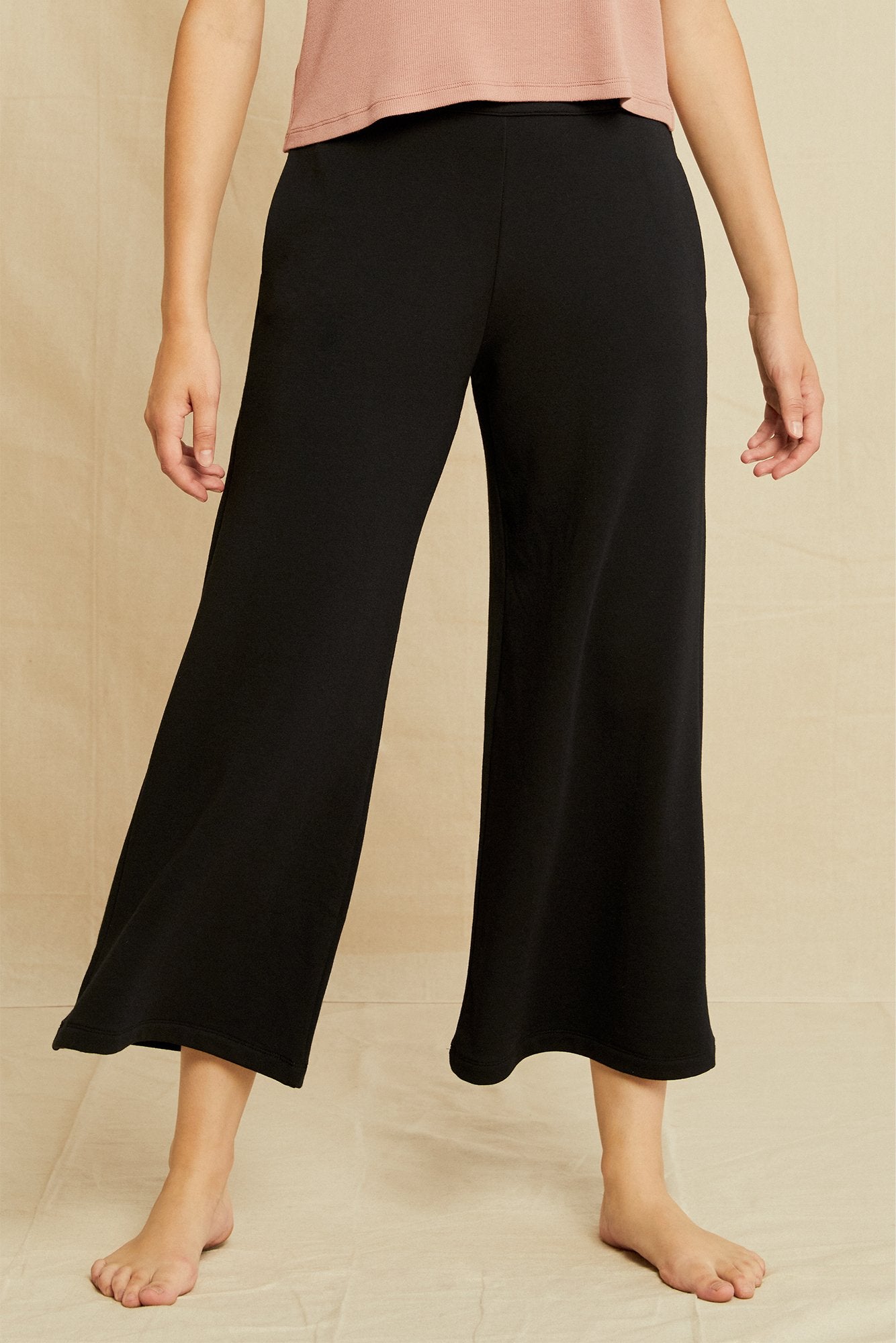 Eugenia Luxe Fleece Pants - Black 